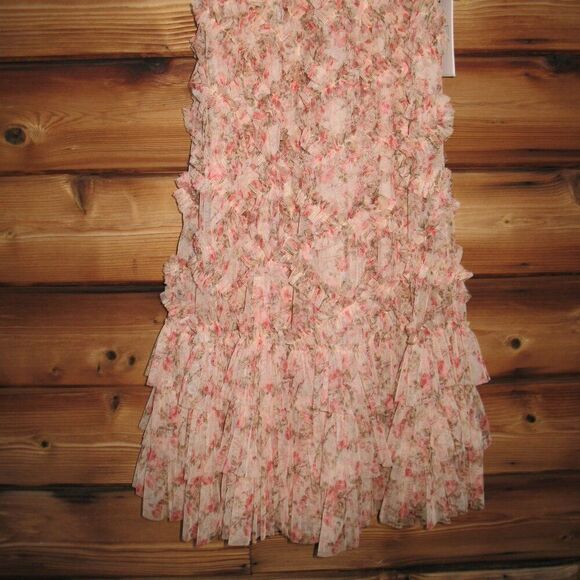 MAC DUGGAL  8060 Ruffle Tiered Short Sleeve A Line Dress - Picture 9 of 14